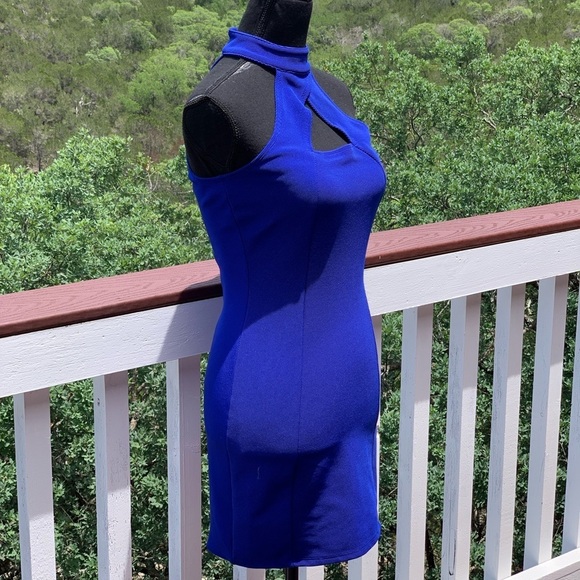 Forever 21 Blue Bodycon Mini Dress - Picture 3 of 10